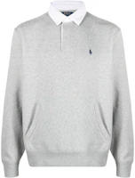 Order Polo Ralph Lauren SS23 灰色刺繡標誌長袖保羅衫。 710835771-002