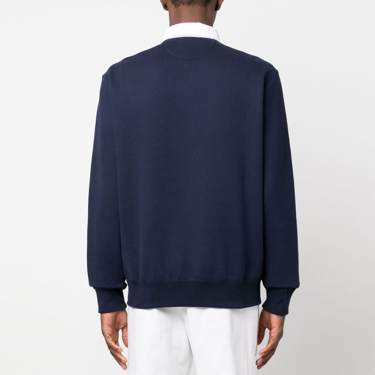 Polo Ralph Lauren SS23  Long Sleeve Polo Shirt Blue with Embroidered Logo. 710835771-001 圖 4