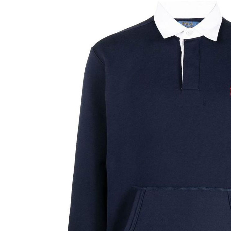 Polo Ralph Lauren SS23  Long Sleeve Polo Shirt Blue with Embroidered Logo. 710835771-001 圖 6