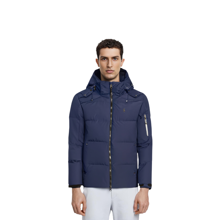 Polo Ralph Lauren SS23  Navy Blue Solid Logo Embroidered Hooded Jacket. 710761907-002 圖 3