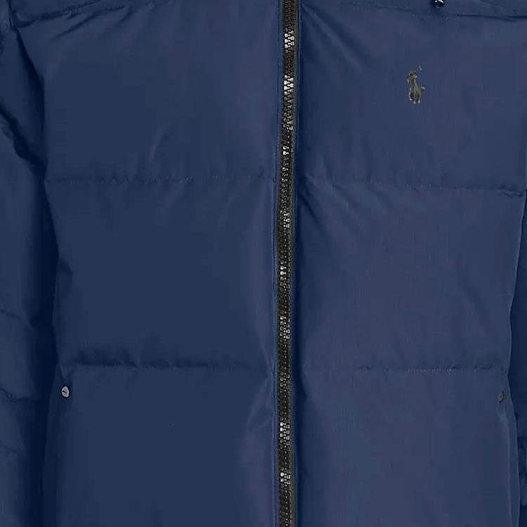 Polo Ralph Lauren SS23  Navy Blue Solid Logo Embroidered Hooded Jacket. 710761907-002 圖 6