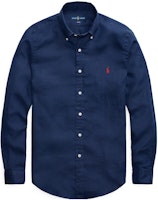 Polo Ralph Lauren SS23 Navy Long Sleeve Shirt with Logo Embroidery. MNPOWOV16820396-410 Polo Ralph Lauren SS23 Navy Long Sleeve Shirt with Logo Embroidery. MNPOWOV16820396-410
