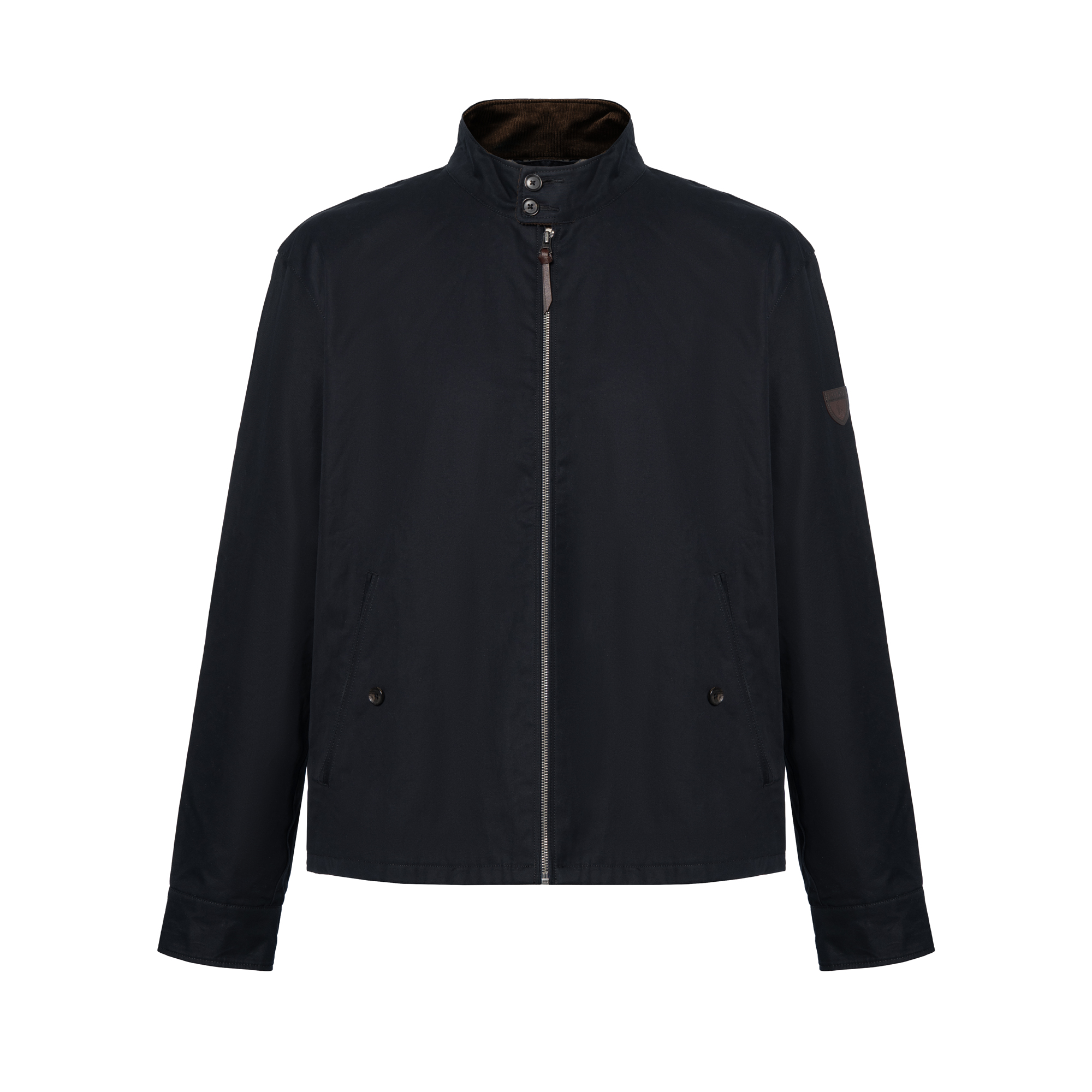 Polo Ralph Lauren SS23  Navy Solid High-Neck Zip Jacket. 710869062-002