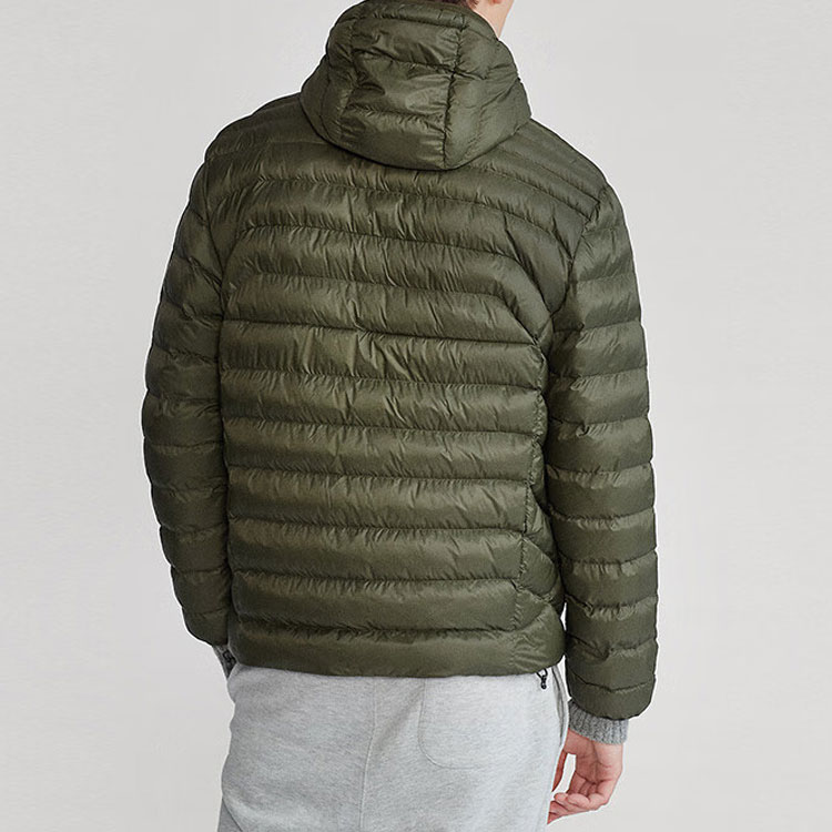 Polo Ralph Lauren SS23  Olive Hooded Down Jacket with Logo Embroidery. 710829156-007 圖 4