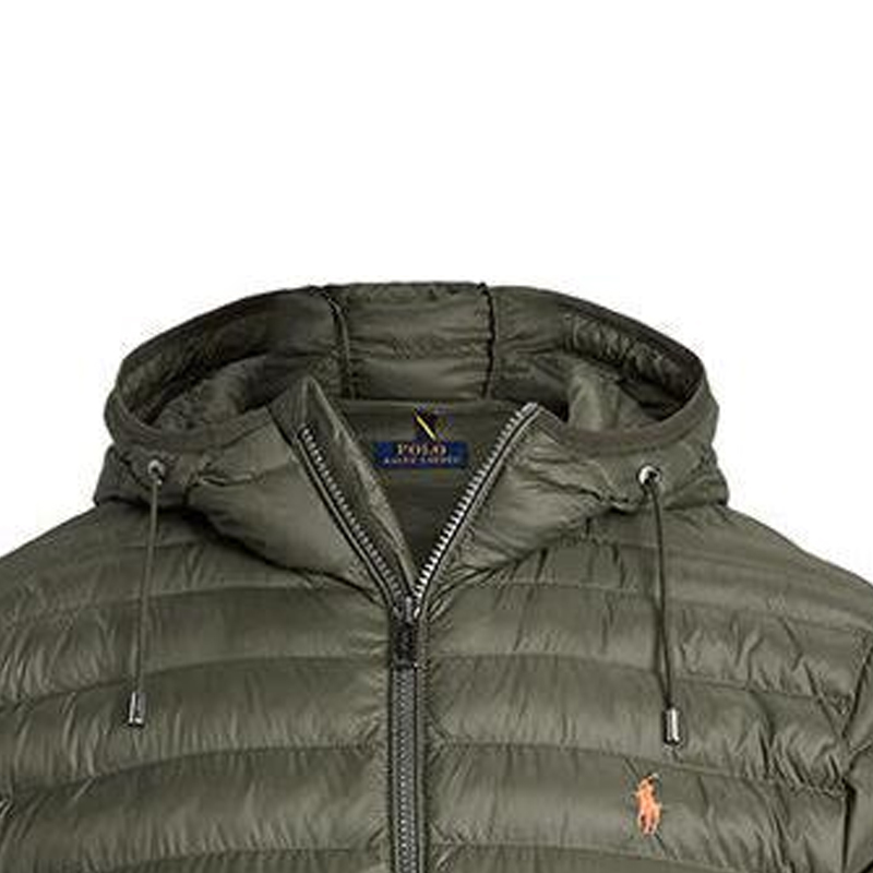 Polo Ralph Lauren SS23  Olive Hooded Down Jacket with Logo Embroidery. 710829156-007 圖 5