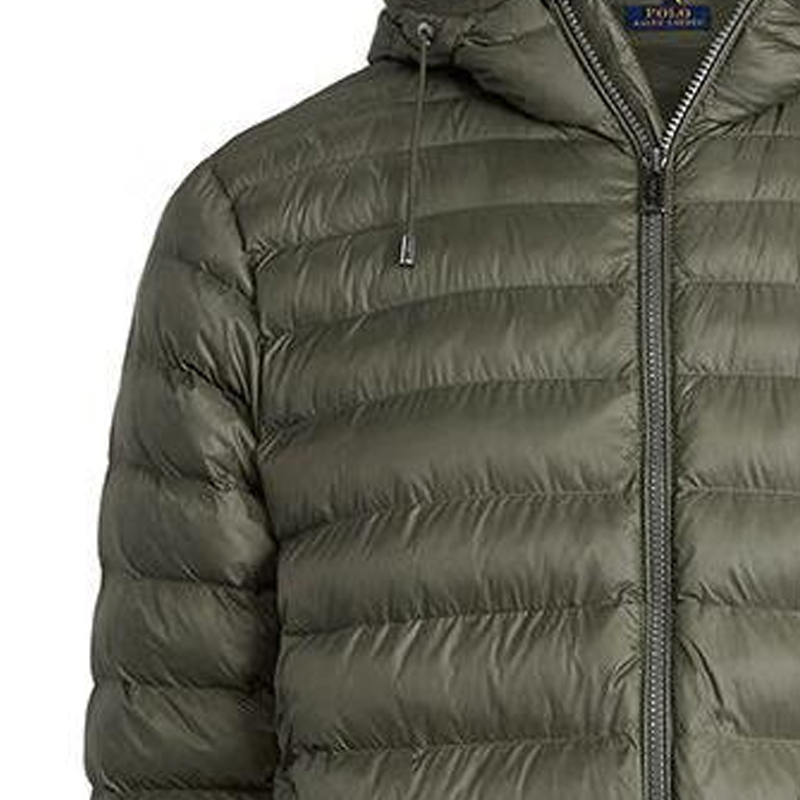 Polo Ralph Lauren SS23  Olive Hooded Down Jacket with Logo Embroidery. 710829156-007 圖 6