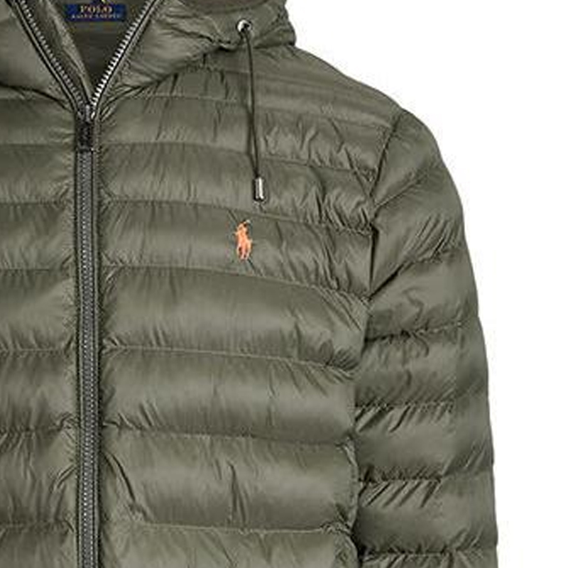 Polo Ralph Lauren SS23  Olive Hooded Down Jacket with Logo Embroidery. 710829156-007 圖 7