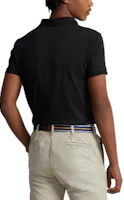 Shop Polo Ralph Lauren SS23 純黑色短袖Polo衫 MNPOKNI1N822254-001
