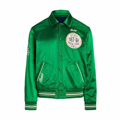 Polo Ralph Lauren SS23 Reversible Embroidered Jacket Green MNPOOTW16021080-999