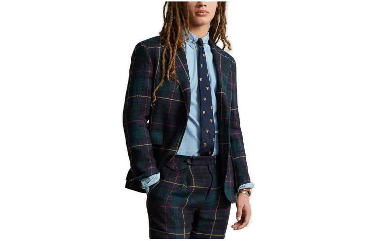 Polo Ralph Lauren SS23  Slim Fit Plaid Long Sleeve Jacket Blue. MNPOSPC27620366-999 圖 2