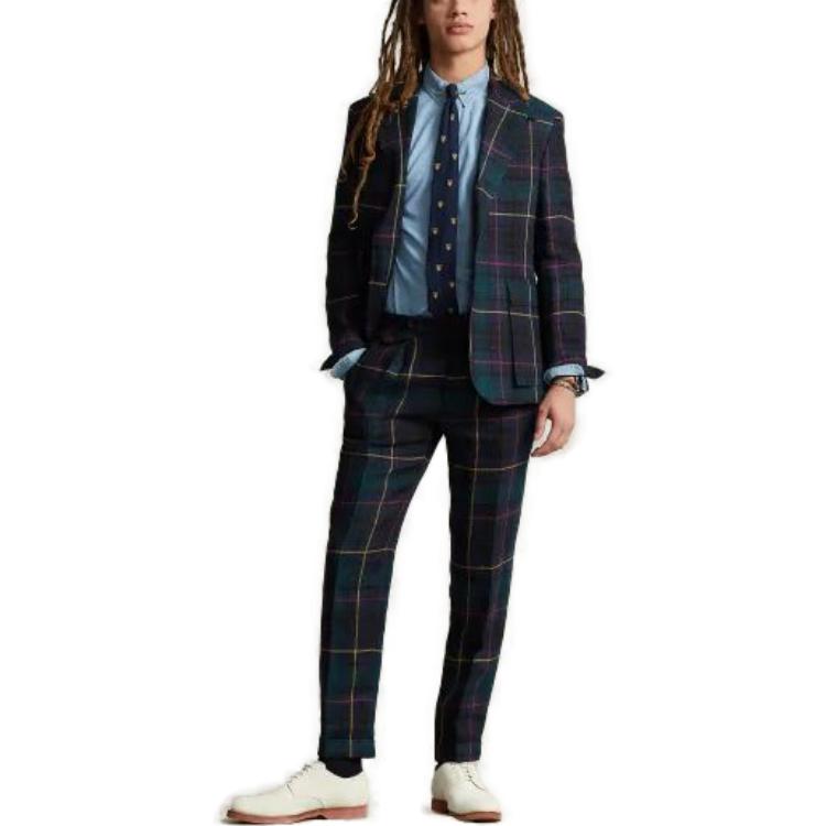 Polo Ralph Lauren SS23  Slim Fit Plaid Long Sleeve Jacket Blue. MNPOSPC27620366-999 圖 3