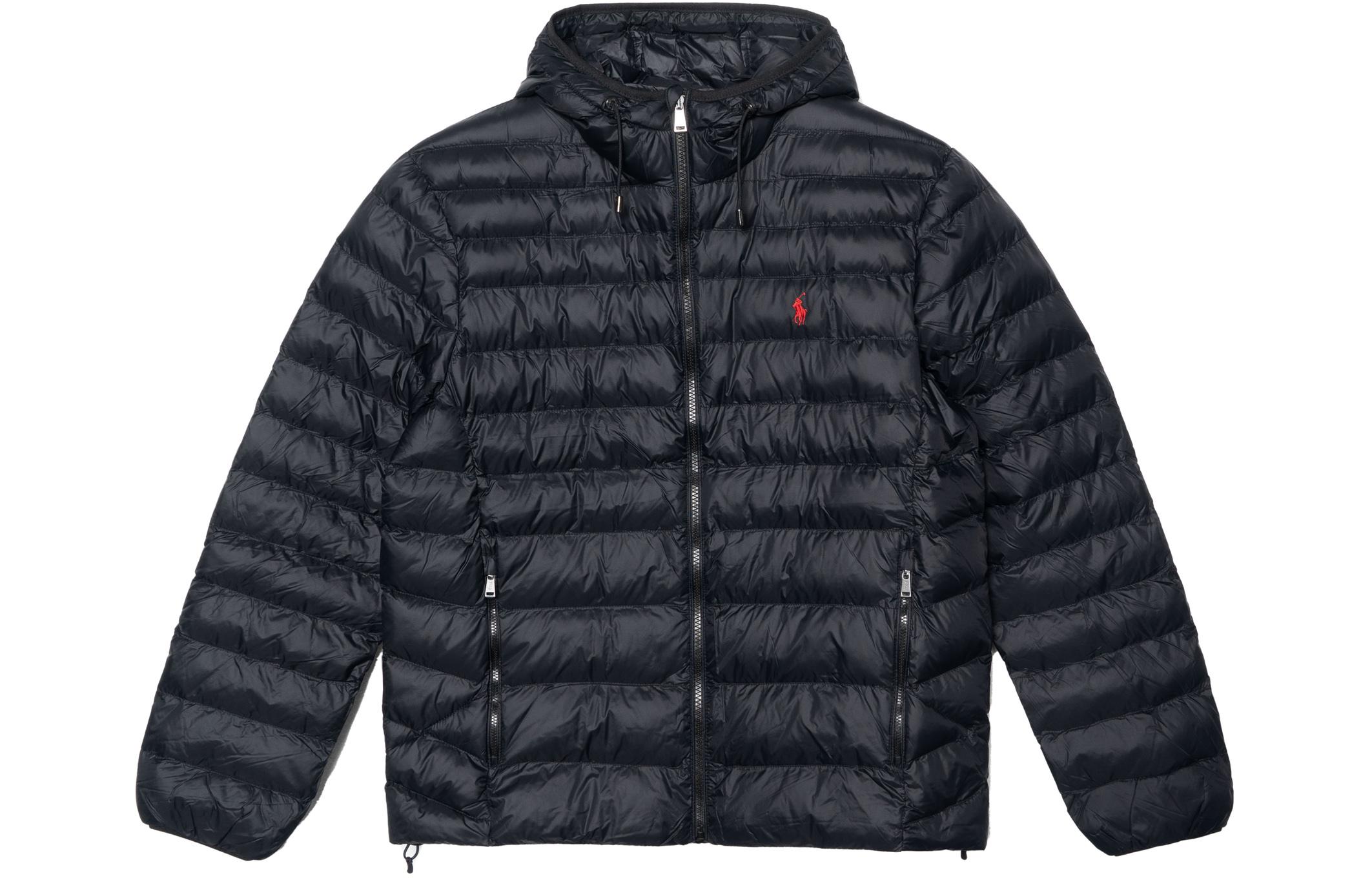 Polo Ralph Lauren SS23  Solid Black Zip-Up Hoodie Jacket. 710847E11-003