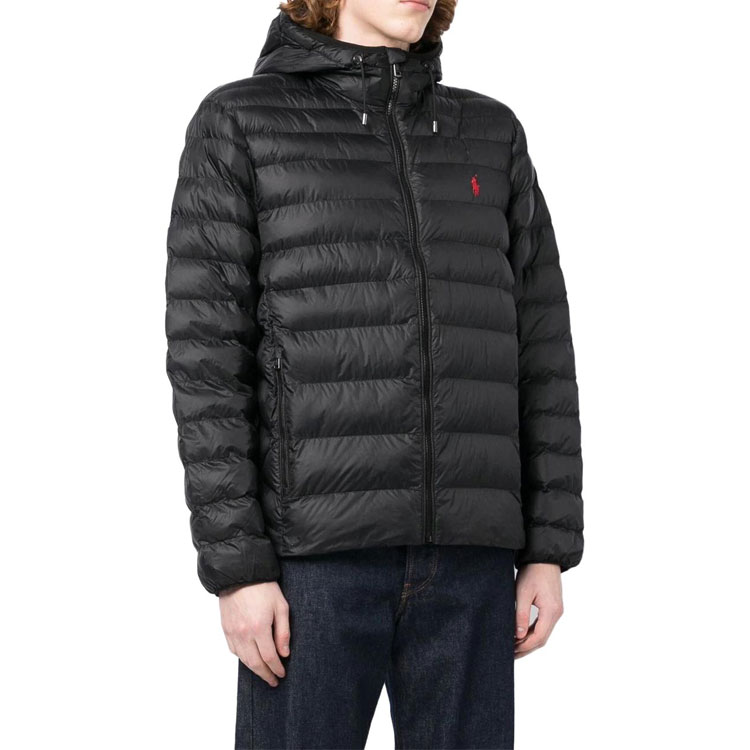 Details for Polo Ralph Lauren SS23纯黑色拉链连帽外套夹克. 710847E11-003