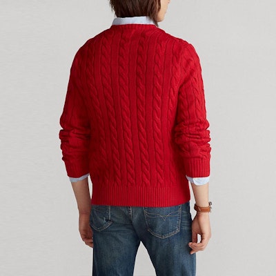 Polo Ralph Lauren SS23 Sweater Rajut Kabel Logo Lengan Panjang Solid. 710775885-038 Shop Polo Ralph Lauren SS23 Sweater Rajut Kabel Logo Lengan Panjang Solid. 710775885-038