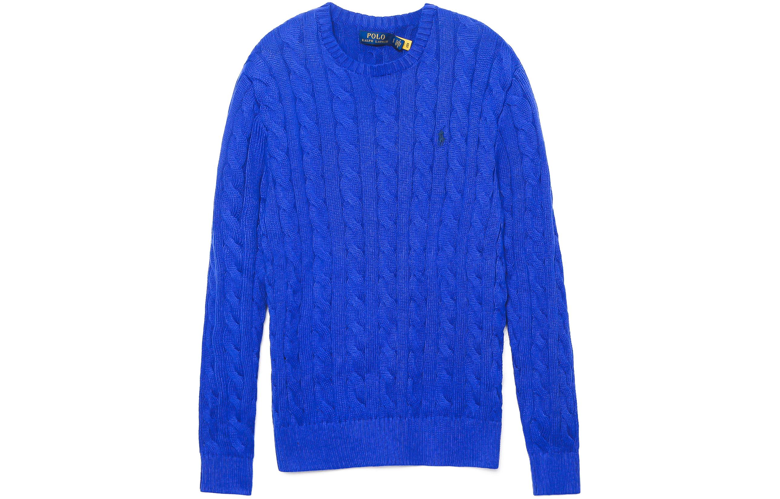 Details for Polo Ralph Lauren SS23 Sweater Rajut Kabel Logo Lengan Panjang Solid. 710775885-038