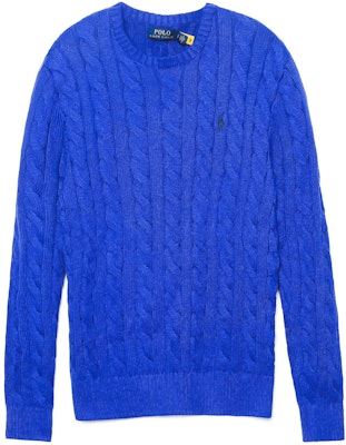 Polo Ralph Lauren SS23 Sweater Rajut Kabel Logo Lengan Panjang Solid. 710775885-038 Details for Polo Ralph Lauren SS23 Sweater Rajut Kabel Logo Lengan Panjang Solid. 710775885-038