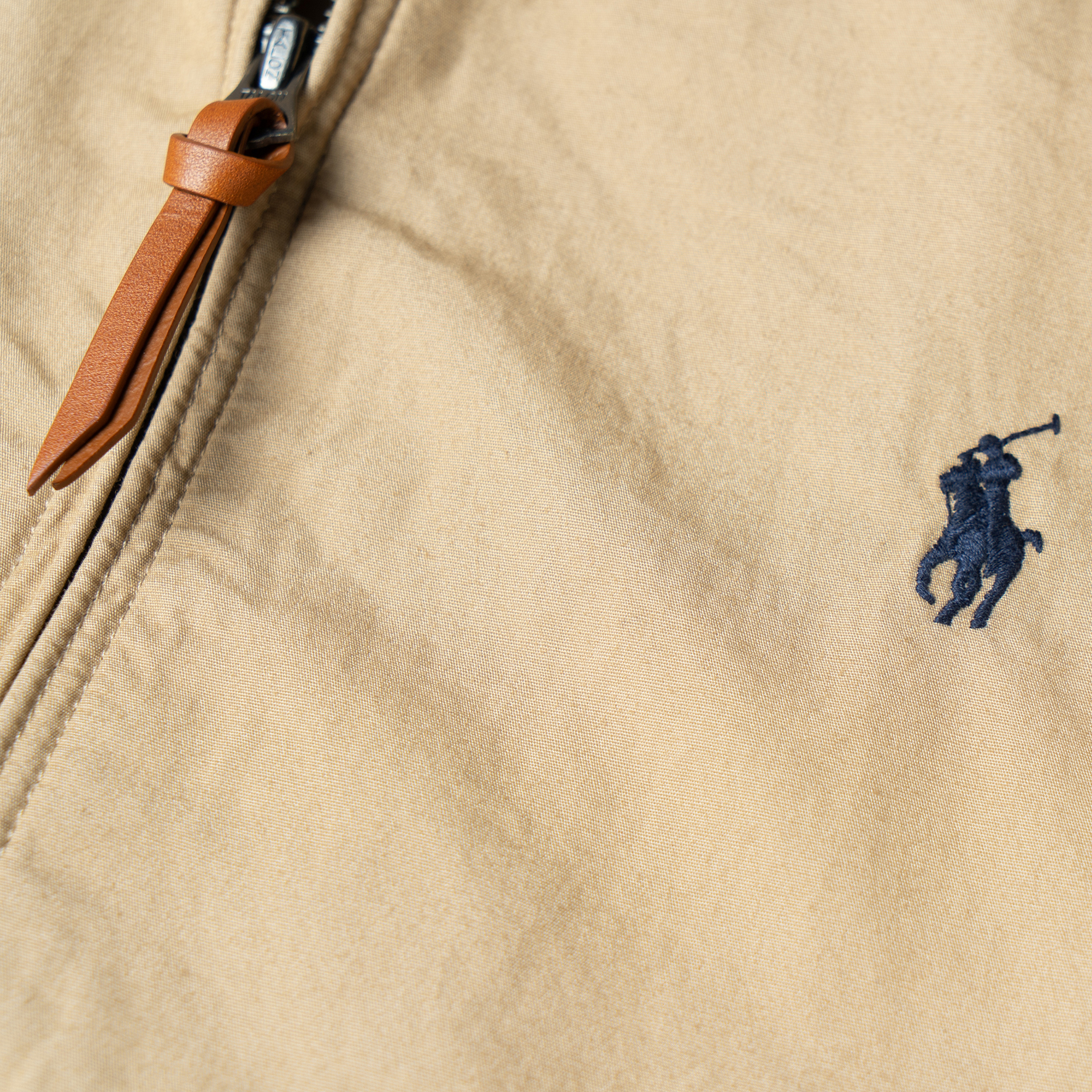 Details for Polo Ralph Lauren SS23 Jaket Zip Warna Khaki. 710838873-004