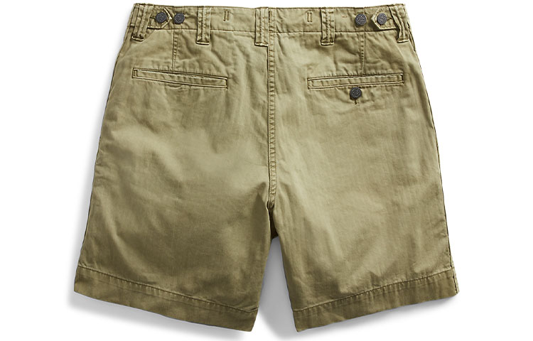 Lookbook Polo Ralph Lauren SS23 Seluar Pendek Hijau Kasual Lurus. MNRRSHO14G20003-301