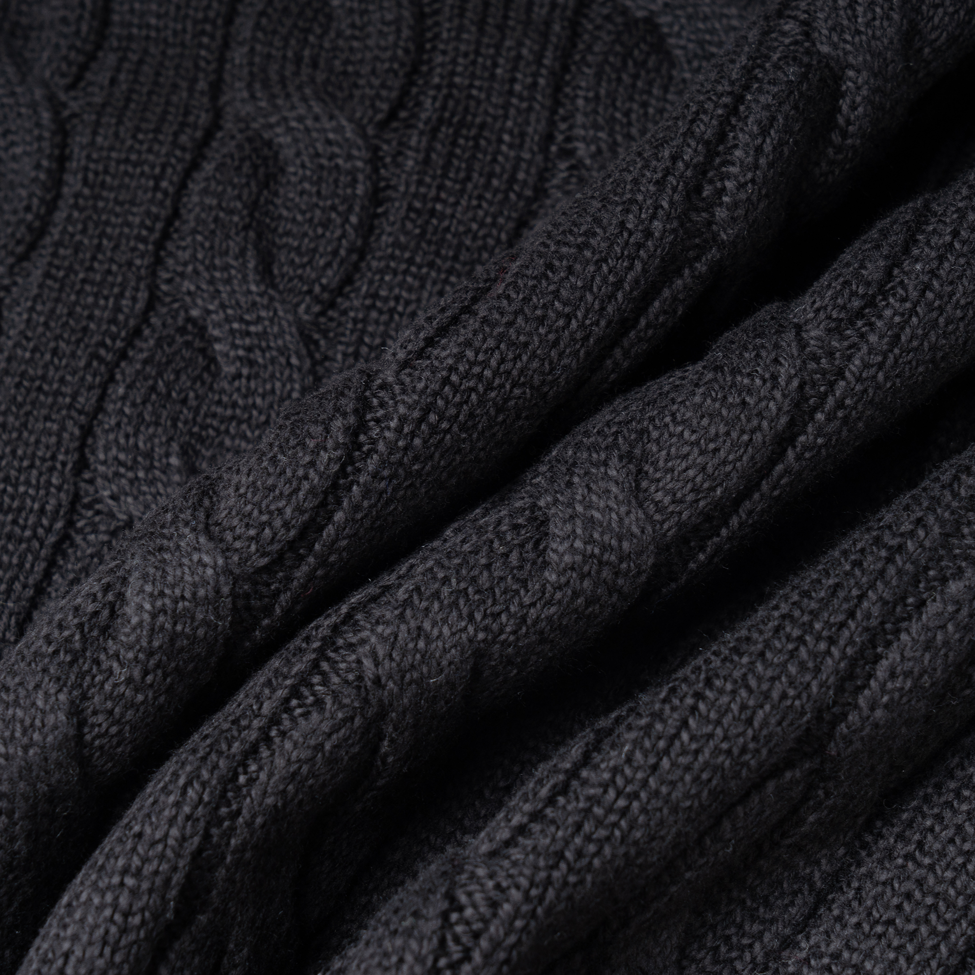 Polo Ralph Lauren SS23  Solid Logo Embroidered Crewneck Sweater Dark Black. 710775885-012 圖 6