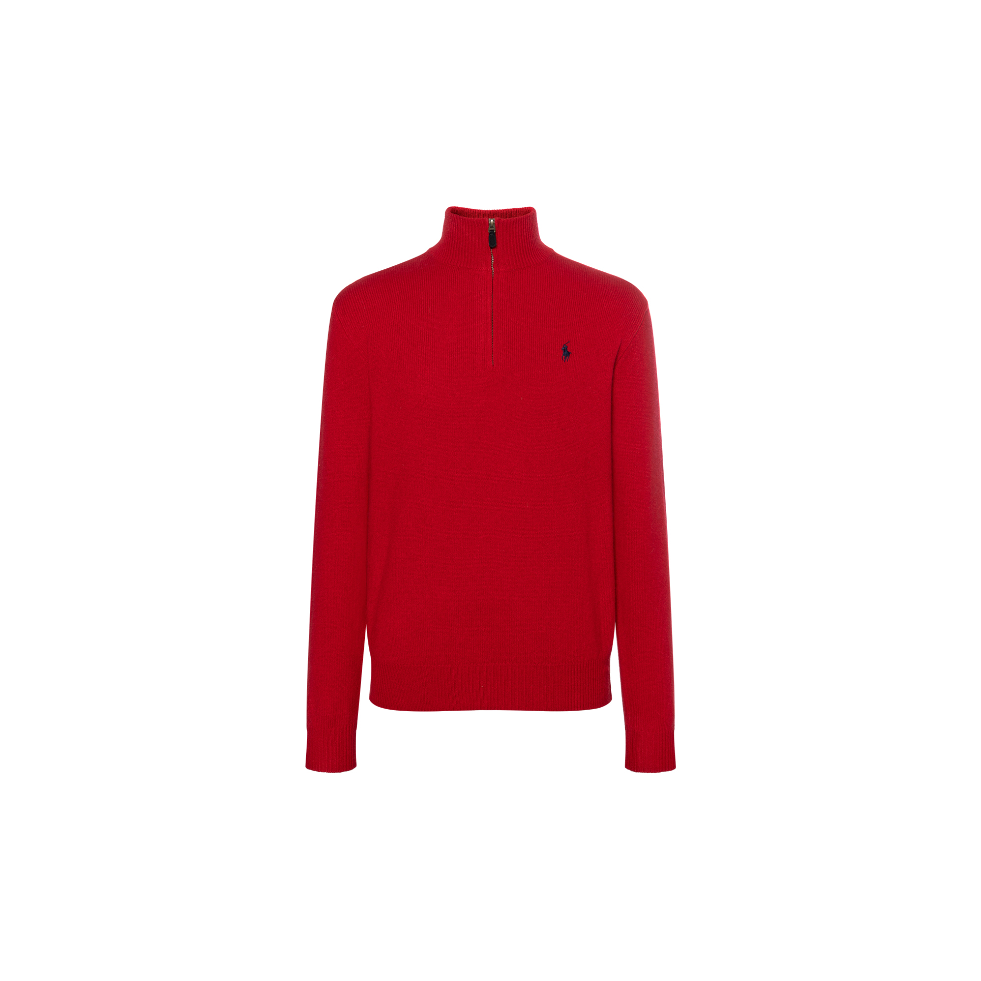 Polo Ralph Lauren SS23  Solid Logo Embroidered Half-Zip Sweater. 710777743-011