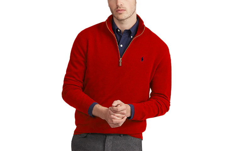 Polo Ralph Lauren SS23  Solid Logo Embroidered Half-Zip Sweater. 710777743-011 圖 2