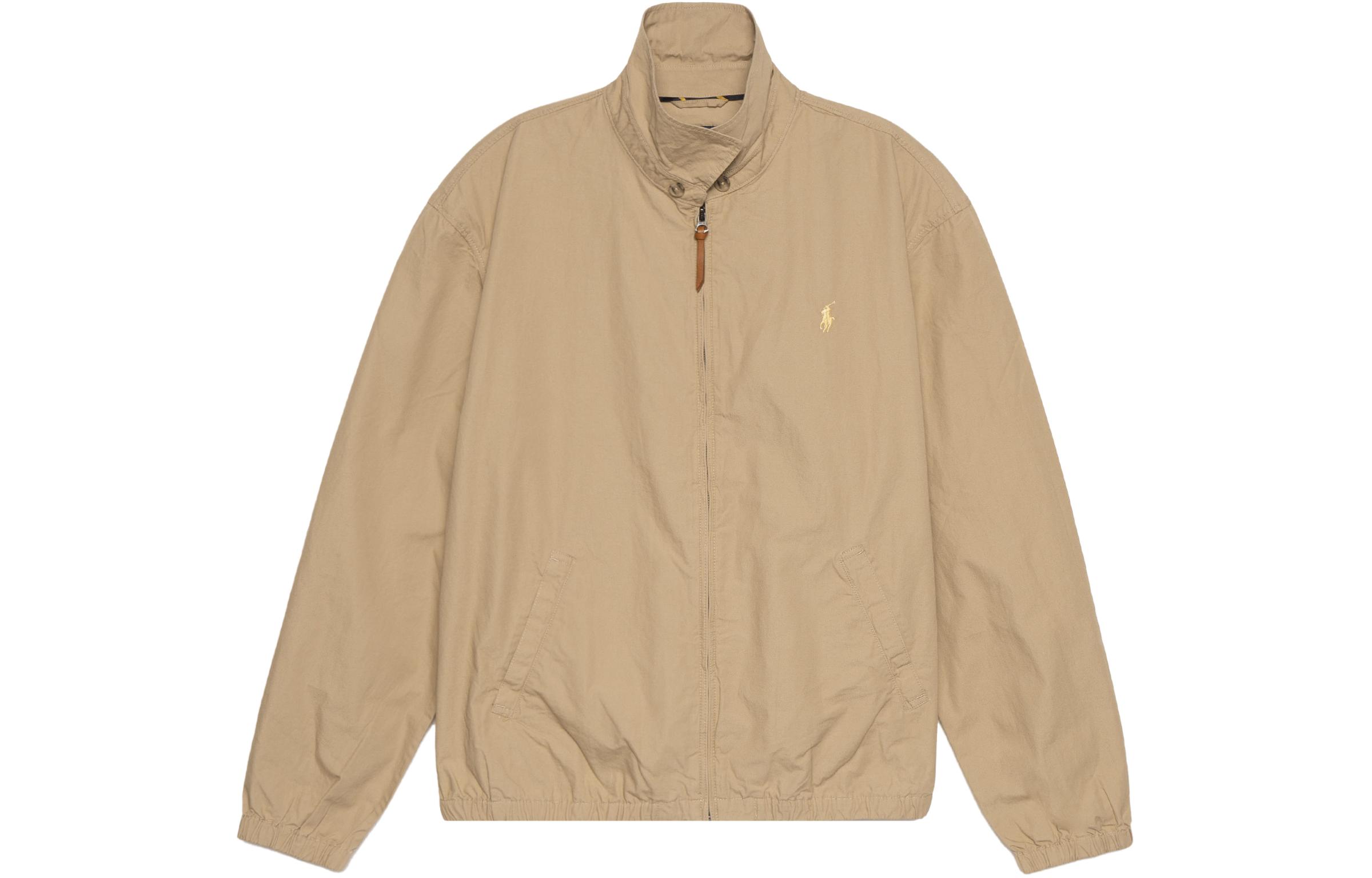 Polo Ralph Lauren SS23  Solid Logo Embroidered Khaki Polo Jacket 710704084-027 圖 2