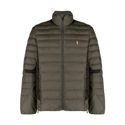Polo Ralph Lauren SS23 Solid Logo Embroidered Zip-Up Jacket. 710877578-002