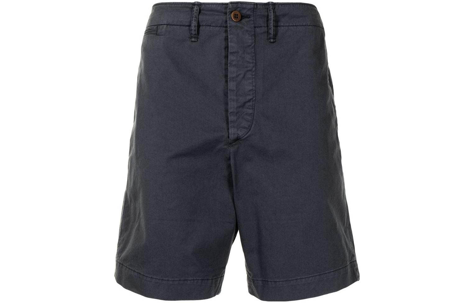 Polo Ralph Lauren SS23  Solid Mid-Rise Bermuda Shorts Deep Gray Casual. 782784222-001