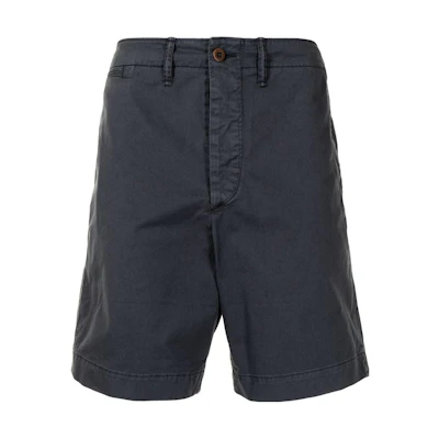 Polo Ralph Lauren SS23 Solid Mid-Rise Bermuda Shorts Deep Gray Casual. 782784222-001