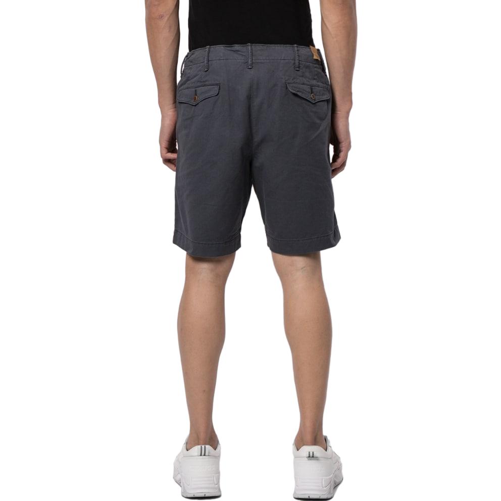 Shop Polo Ralph Lauren SS23 深灰色中腰宽松百慕大短裤休闲款式。 782784222-001