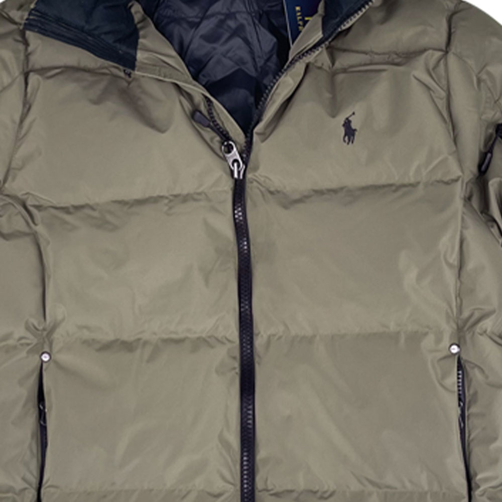 Polo Ralph Lauren SS23  Solid Zip-Up Pony Embroidered Puffer Jacket Brown 710889959-004 圖 3