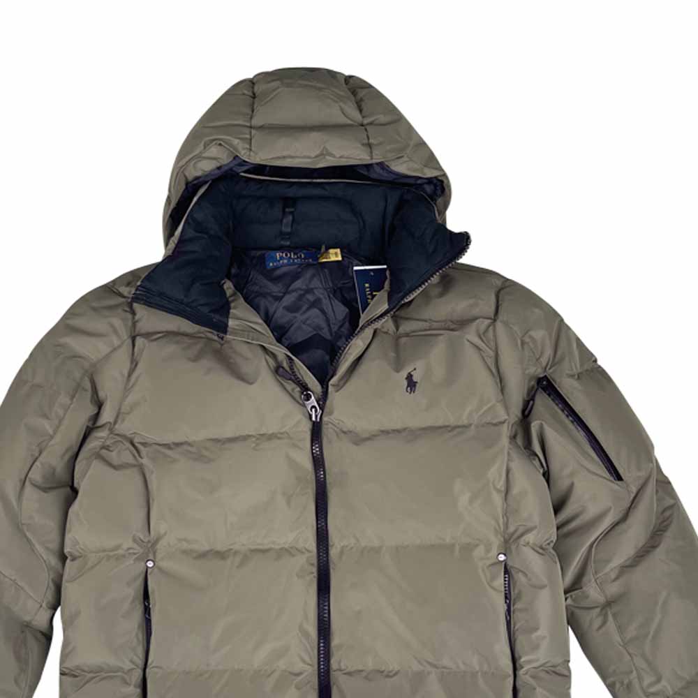 Polo Ralph Lauren SS23  Solid Zip-Up Pony Embroidered Puffer Jacket Brown 710889959-004 圖 4