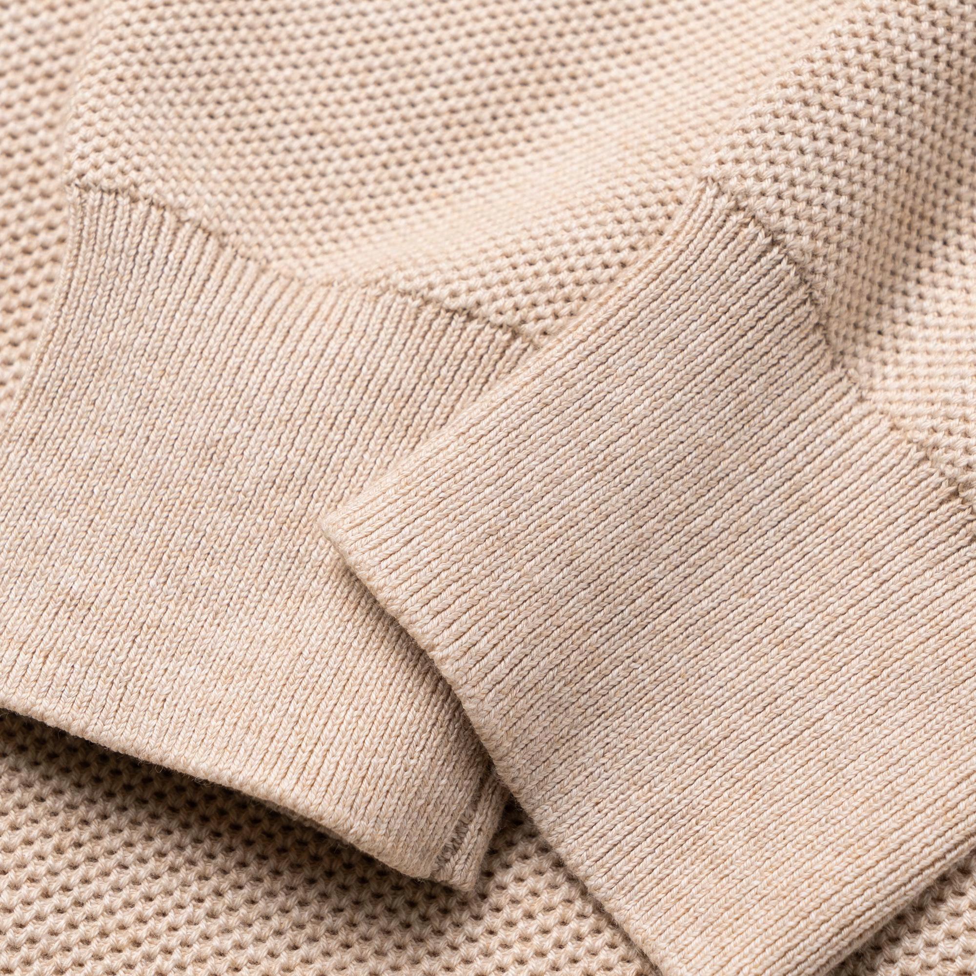 Cheap Polo Ralph Lauren SS23 米色V領針織開衫 小馬刺繡標誌 MNPOSWE16820609-101