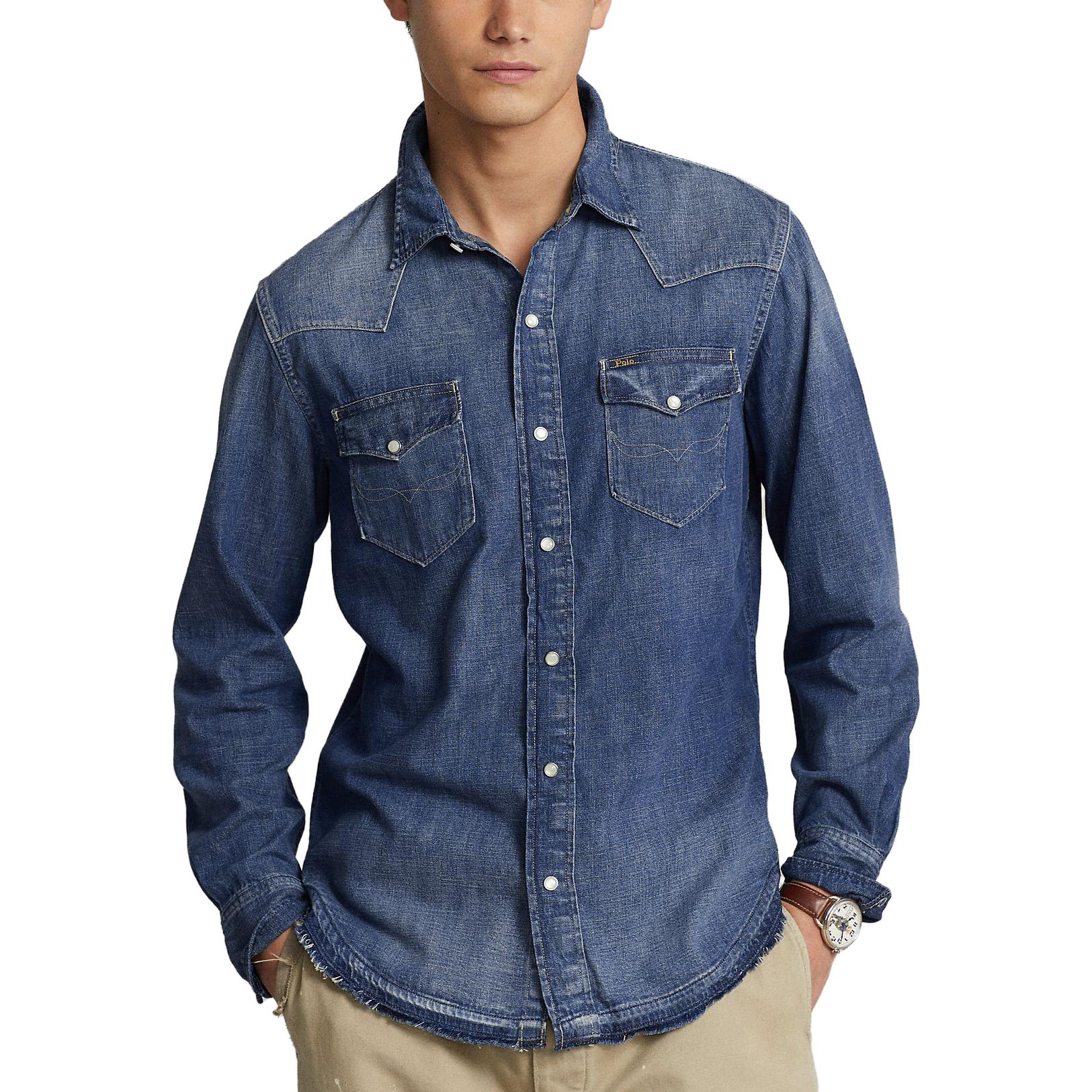 Polo Ralph Lauren SS23  Washed Denim Jacket Blue 710890021-001 圖 3