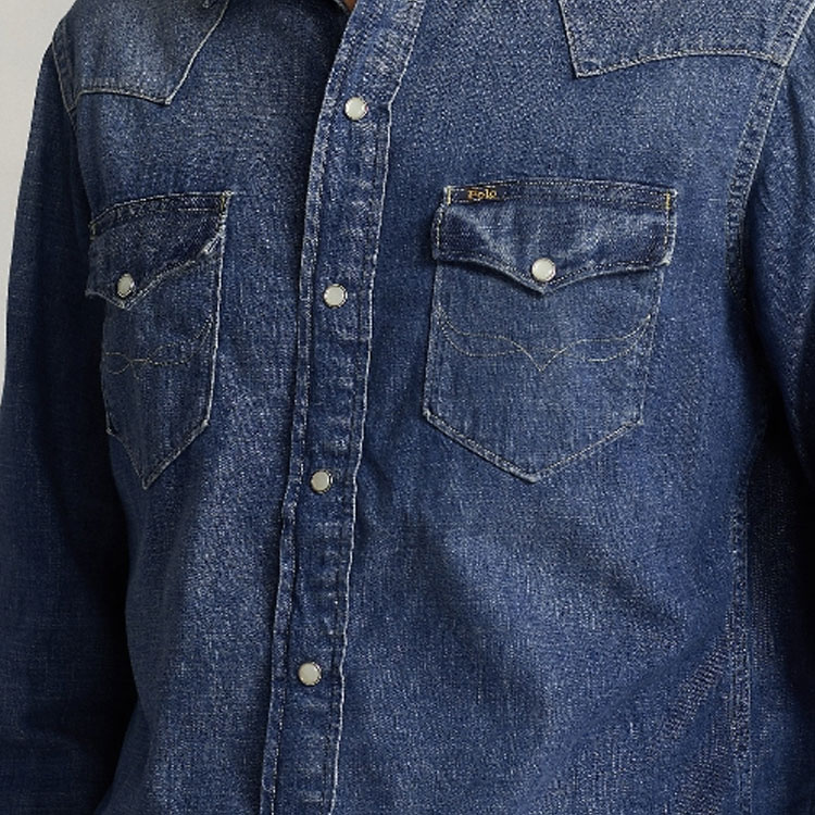 Polo Ralph Lauren SS23  Washed Denim Jacket Blue 710890021-001 圖 6