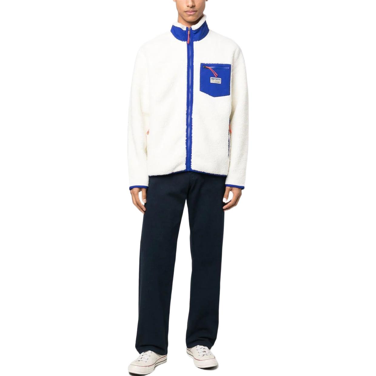 Polo Ralph Lauren SS23  White High Neck Zip Fleece Jacket 710890933-003 圖 3