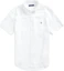 Order Polo Ralph Lauren SS23 White Short Sleeve Shirt with Logo Embroidery. 710866964-003