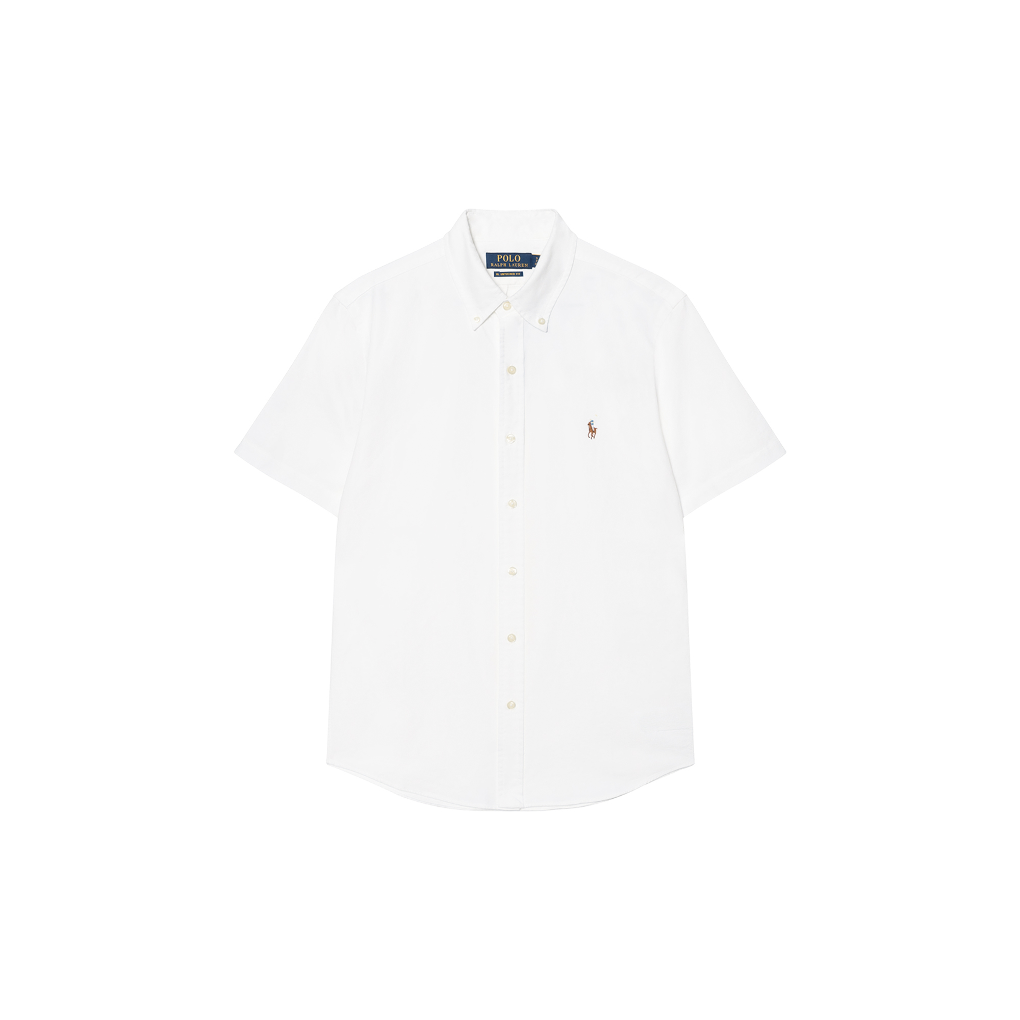 Polo Ralph Lauren SS23  White Solid Casual Button-Down Shirt 710608620-002