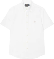 Polo Ralph Lauren SS23 White Solid Casual Button-Down Shirt 710608620-002 Polo Ralph Lauren SS23 White Solid Casual Button-Down Shirt 710608620-002