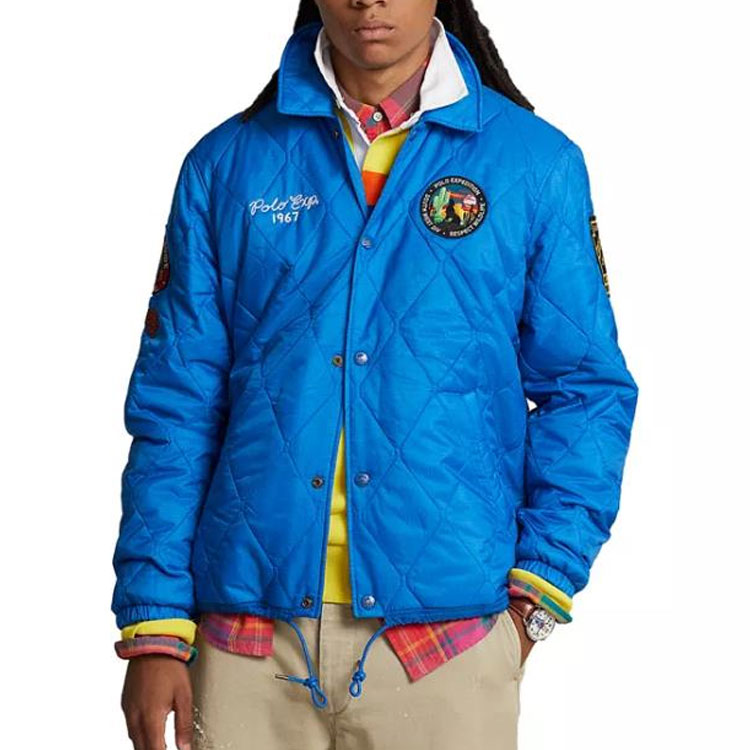 Polo Ralph Lauren SS23 Back Logo Collared Jacket Blue - Men’s 710888123-001-yc 圖 3