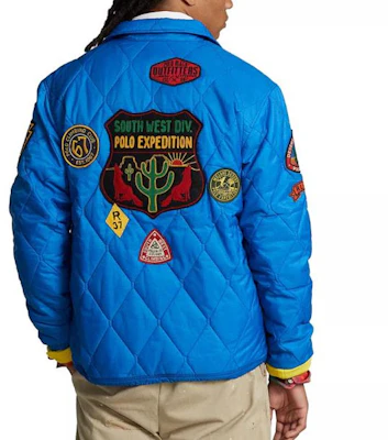 Polo Ralph Lauren SS23 Back Logo Collared Jacket Blue - Men’s 710888123-001-yc Shop Polo Ralph Lauren SS23 Back Logo Collared Jacket Blue - Men’s 710888123-001-yc
