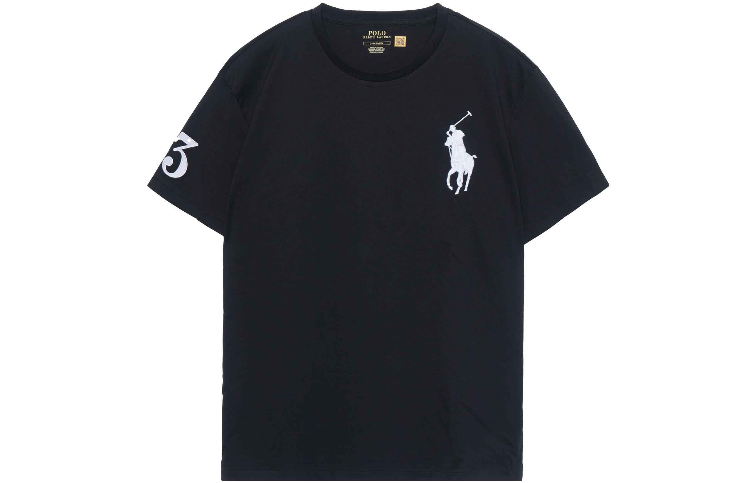 Order Polo Ralph Lauren SS23大馬刺繡Logo圓領T恤 黑色 男款 3530-10001-0113-001