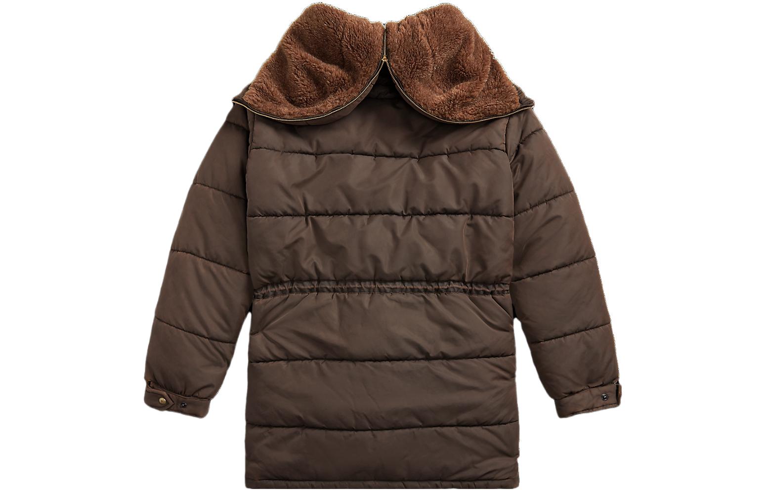 Polo Ralph Lauren SS23 Brown Quilted Zip-Up Hoodie Coat for Men MNRROTW12820073-001 圖 3