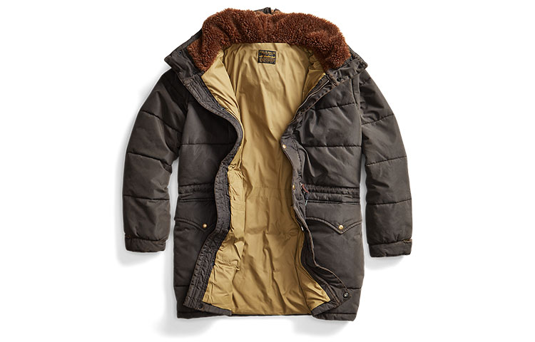 Polo Ralph Lauren SS23 Brown Quilted Zip-Up Hoodie Coat for Men MNRROTW12820073-001 圖 4