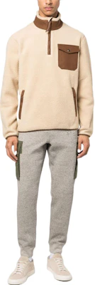 Polo Ralph Lauren SS23 拼色半拉鍊高領運動衫 卡其色。 710890867-001 Lookbook Polo Ralph Lauren SS23 拼色半拉鍊高領運動衫 卡其色。 710890867-001