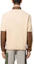 Shop Polo Ralph Lauren SS23 拼色半拉鍊高領運動衫 卡其色。 710890867-001
