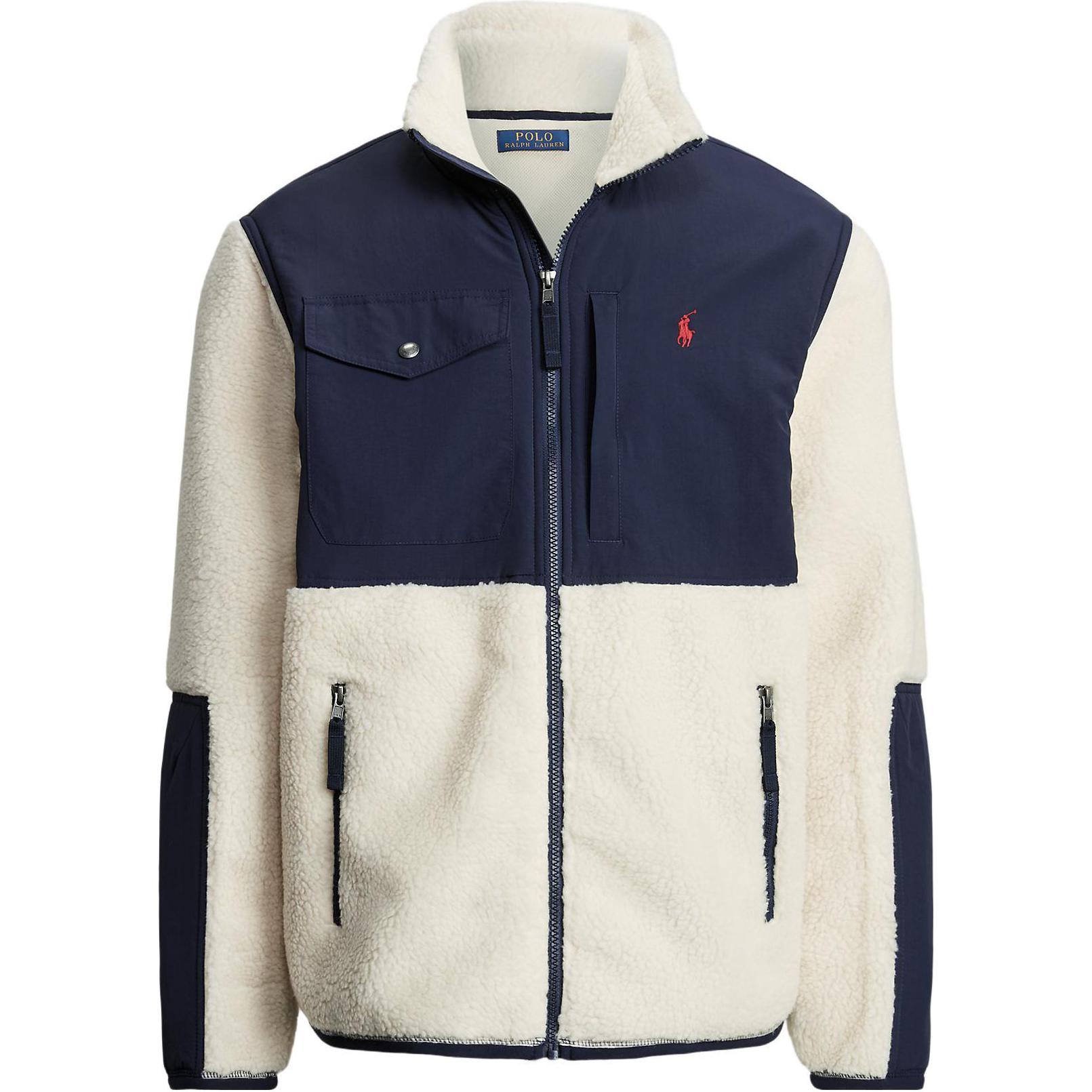 Polo Ralph Lauren SS23 Colorblock Logo Embroidered Zip Jacket Men Multicolor 710892815-001