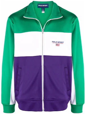 Polo Ralph Lauren SS23 拼色徽標印花綠色長袖外套 男款 710858459-001 Buy Polo Ralph Lauren SS23 拼色徽標印花綠色長袖外套 男款 710858459-001