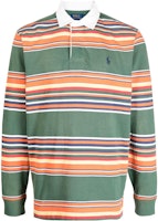 Polo Ralph Lauren SS23 Colorblock Striped Long Sleeve Polo Shirt Men Multicolor 710909684-001 Polo Ralph Lauren SS23 Colorblock Striped Long Sleeve Polo Shirt Men Multicolor 710909684-001