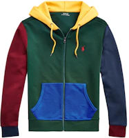 Order Polo Ralph Lauren SS23 Colorblock Zip Sweatshirt Multi-Color Men 3533-10001-0109-095